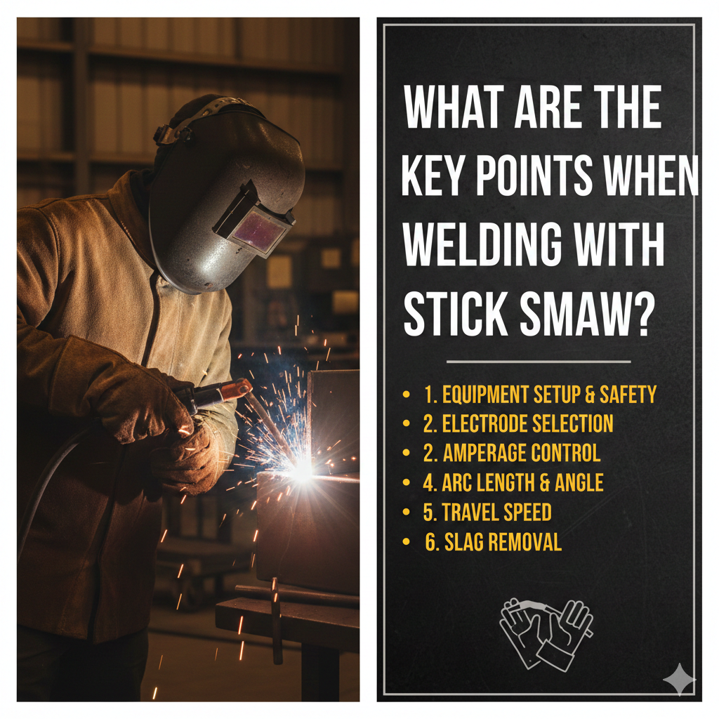 What are the Key Points When Welding With Stick Smaw