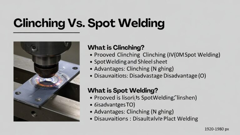 Clinching Vs. Spot Welding