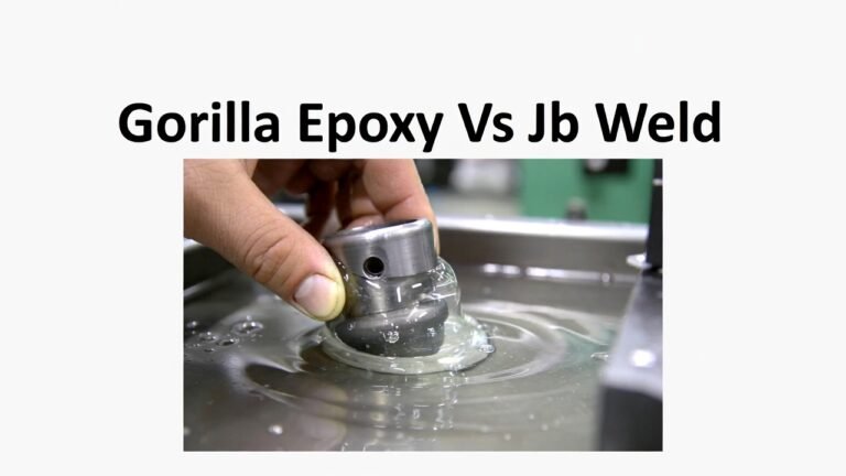 Gorilla Epoxy Vs Jb Weld
