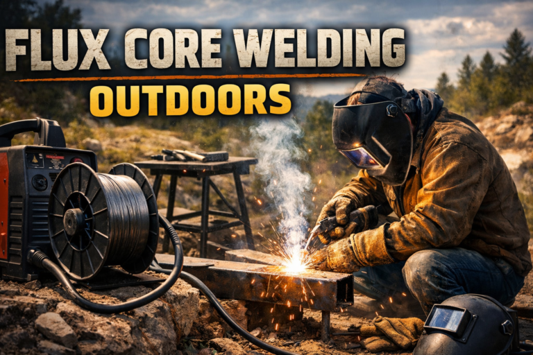 Flux Core Welding Outdoors