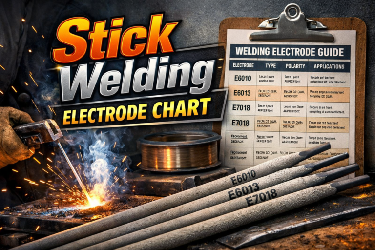 Stick Welding Electrode Chart
